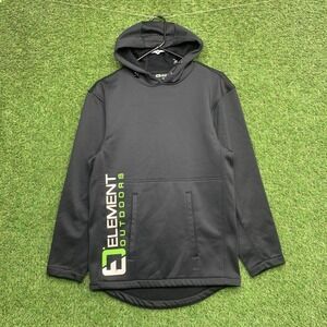 Element Outdoors Sweatshirt Mens Small Essential Tech Hunting Hiking Black